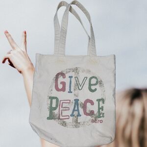 Aero Tote Bag Give Peace